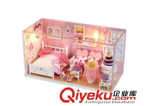 批發zp新款 diy別墅 拼裝場景家居擺設木質浪漫小屋 心跳回憶原始圖片3