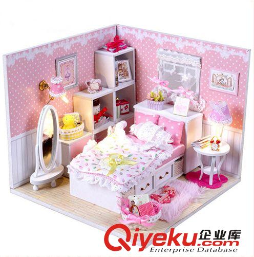 批發(fā) zp 新款精品diy小屋 別墅小木屋模型 天使之夢 升級版