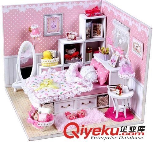 批發(fā) zp 新款精品diy小屋 別墅小木屋模型 天使之夢 升級版