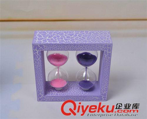 批發大號雙彩實木沙漏 創意禮品 桌面擺設 精品禮物原始圖片2