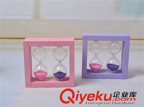 批發大號雙彩實木沙漏 創意禮品 桌面擺設 精品禮物原始圖片3