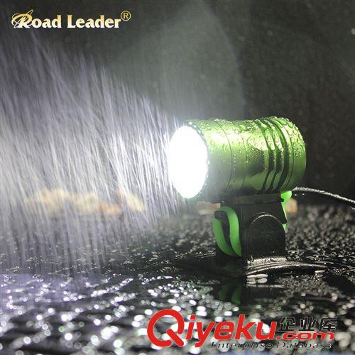 Roadleader/引路者 R-02戶外山地自行車T6燈前燈 廣角散光省電頭