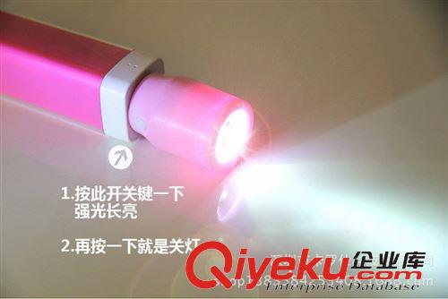 批發(fā) 移動電源 USB直插式 LED照明燈頭 便攜式手電筒 禮品原始圖片2