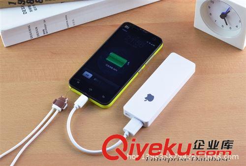 熱銷 新款迷你蘋果聚合物移動電源3000毫安 通用型 手機移動電源原始圖片2