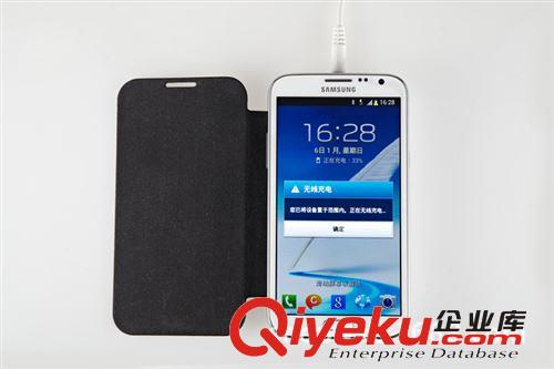 三星Note 2 無線充電皮套背夾接收器 QI無線充電器 手機(jī)無線充電原始圖片2