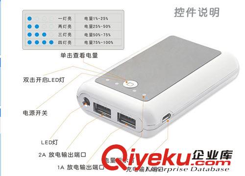 廠家直銷 移動電源  8400毫安  手機備用充電寶批發  外貿主選