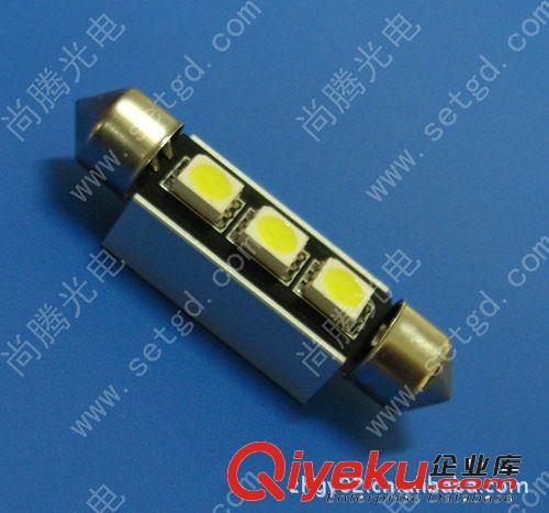 生產(chǎn)canbusLED雙尖燈42mm-8SMD-5050雙尖燈 canbus牌照燈原始圖片3