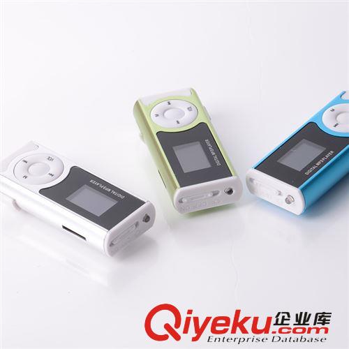廠家直銷金屬插卡MP3 夾子外放MP3 帶燈帶屏MP3十元混批 禮品原始圖片3