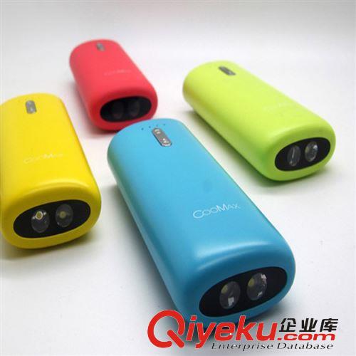 COOMAX C7 炫彩迷你移動電源蘋果三星手機充電寶LED手電新品私模原始圖片3