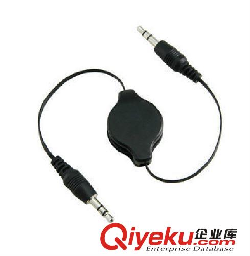 伸縮式aux線 3.5mm aux車用音頻線 AUX音頻線 車載mp3連接線