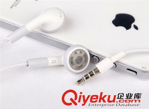 蘋果耳機 iphone4S耳機 給力音質 線控音量調節(jié) 藍板耳機原裝品質