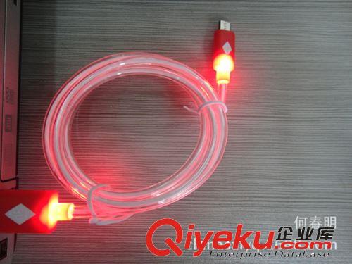 iphone5 5S 5C發(fā)光數(shù)據(jù)線 蘋果5發(fā)光充電線 ipad air數(shù)據(jù)線批發(fā)原始圖片2