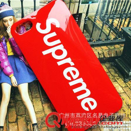 潮牌Supreme iphone5s 亮面手機(jī)保護(hù)套殼 外殼手機(jī)套原始圖片2
