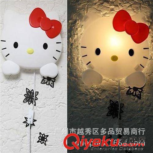 廠家直銷 新款 hellokitty創(chuàng)意床頭燈 裝飾燈 卡通壁燈