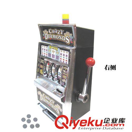 創(chuàng)意玩具 美國RecZone大號老虎機(jī)游戲機(jī)儲蓄箱 電子存錢罐 740原始圖片2