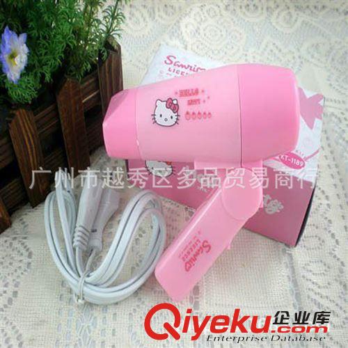 廠家直銷 新款 Hellokitty迷你折疊電吹風(fēng) KT吹風(fēng)筒 小風(fēng)筒原始圖片2