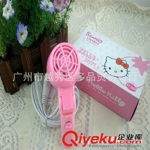 廠家直銷 新款 Hellokitty迷你折疊電吹風(fēng) KT吹風(fēng)筒 小風(fēng)筒原始圖片3