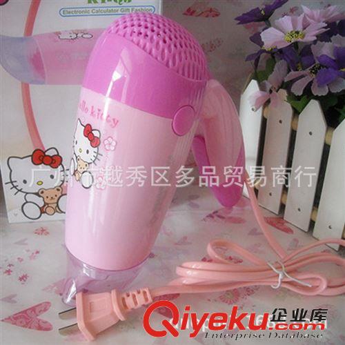 廠家直銷 新款 Hellokitty迷你吹風(fēng)機(jī) 調(diào)檔折疊便攜KT吹風(fēng)筒原始圖片3