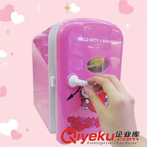 廠家直銷 新款 Hello kitty卡通迷你創(chuàng)意家居冰箱 居家旅行必備原始圖片3