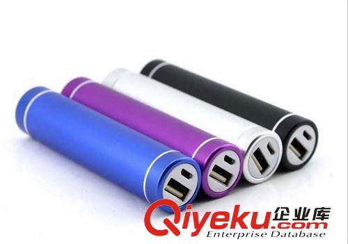 出口移動電源 3000MAH 圓管移動電源 18650鋁合金電源 移動電源原始圖片2
