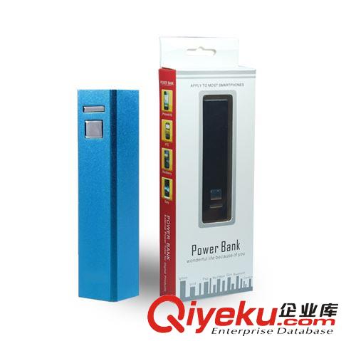 2200毫安鋁合金18650鋰電 圓柱移動(dòng)電源定制 唇彩移動(dòng)電源 OEM