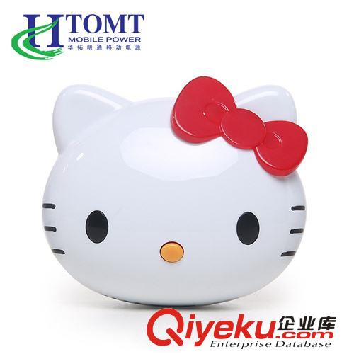 卡通hello Kitty移動電源 貓頭手機充電寶 6000mAh移動電源原始圖片2