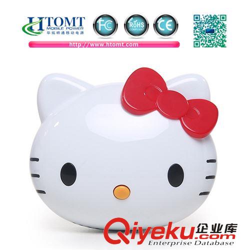 卡通hello Kitty移動電源 貓頭手機充電寶 6000mAh移動電源原始圖片3