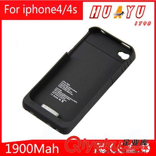 iphone4/4s專用背夾移動(dòng)電源 蘋果4/4s背夾電池 手機(jī)電池工廠批發(fā)原始圖片2