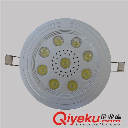 供應(yīng)12W天花燈外殼裝飾燈、珠寶燈，珠寶店、商場(chǎng)、專賣專用led燈