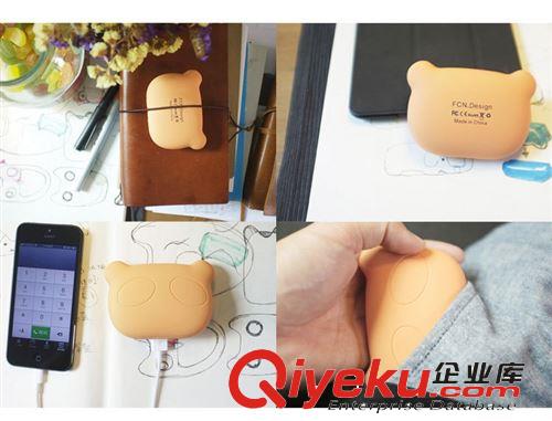 熊貓移動電源 卡通充電寶5200mAh 創意龍貓移動電源廠家批發原始圖片2