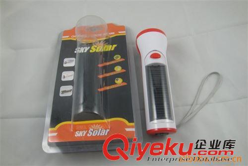 多功能手電筒 太陽能手電筒 指南針充電手電筒 太陽能充電電筒原始圖片2