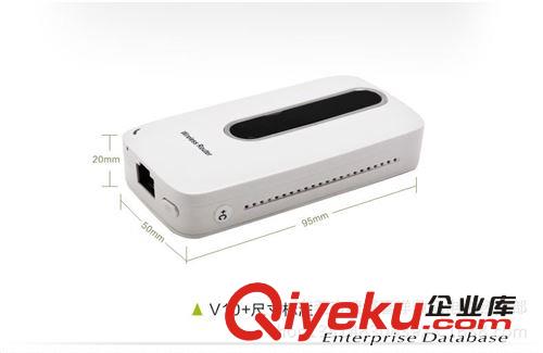 雙模3G無線路由 隨身WIFI 移動電源可插網線AP電信聯通移動三網原始圖片3