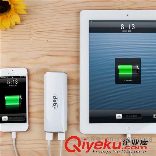 私模移動電源廠家禮品移動電源雙節雙輸出5200毫安充電寶原始圖片3