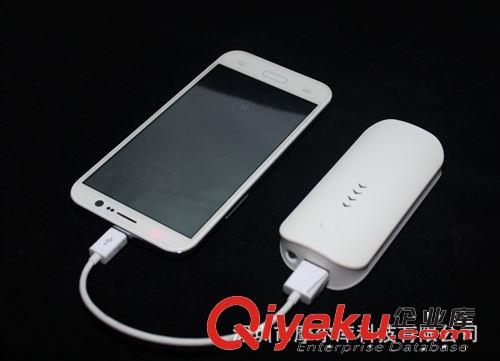 羽毛移動電源禮品移動電源雙節5200毫安手機充電寶廠家批發OEM原始圖片3