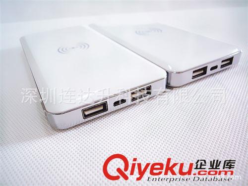 供應8000毫安時無線充電移動電源 羅馬仕超薄聚合物 蘋果移動電源原始圖片3