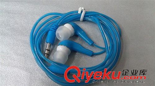 耳機批發 手機耳機 水晶線耳機 MP3MP4耳機  彩色透明線原始圖片2