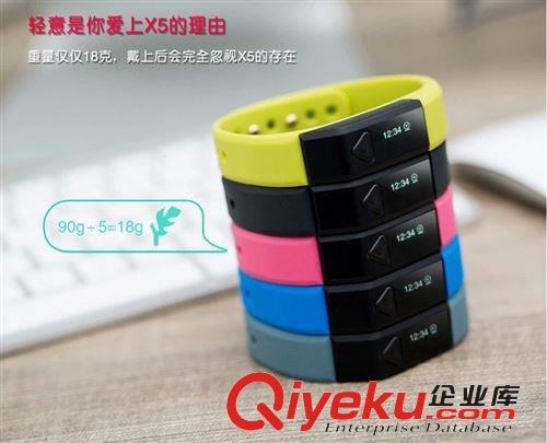 非尼膜屬計步器 多功能藍牙電子手腕計步器 X5智能運動追蹤檢測原始圖片3