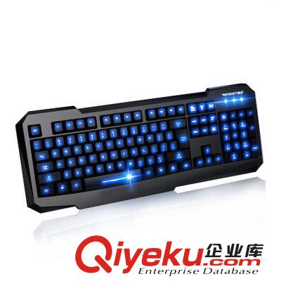 標王背光鍵盤批發(fā)有線 usb網(wǎng)吧游戲發(fā)光鍵盤 防水usb電腦有線鍵盤原始圖片2
