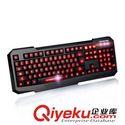 標王背光鍵盤批發(fā)有線 usb網(wǎng)吧游戲發(fā)光鍵盤 防水usb電腦有線鍵盤原始圖片3