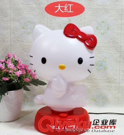 超可愛HELLO KITTY小臺(tái)燈粉色小豬豬臺(tái)燈迷你小夜燈卡通燈