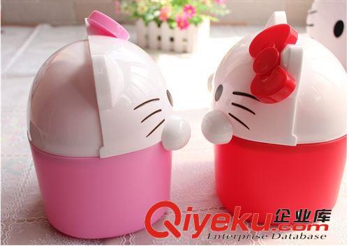 Hello Kitty垃圾桶 雜物筒多用桶 卡通可愛女生 車載/桌面收納筒