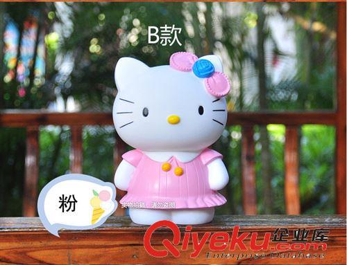 新款HelloKitty儲蓄罐可愛卡通兒童存錢罐搪膠塑料錢罐女生禮物