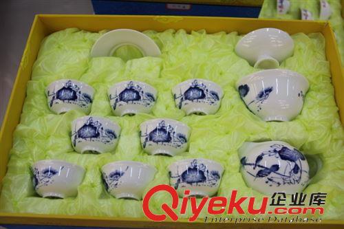 gd青花瓷茶具套裝 禮品茶具套裝 12頭茶具套裝 商務(wù)禮品