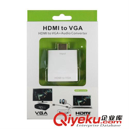 HDMI轉(zhuǎn)VGA HDMI VGA轉(zhuǎn)換器 帶音頻轉(zhuǎn)換器 轉(zhuǎn)接頭原始圖片3