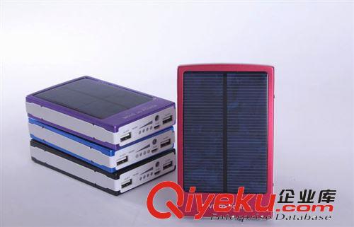 太陽能大容量移動電源硬盤盒 聚合物移動電源 12000毫安zp批發(fā)原始圖片3