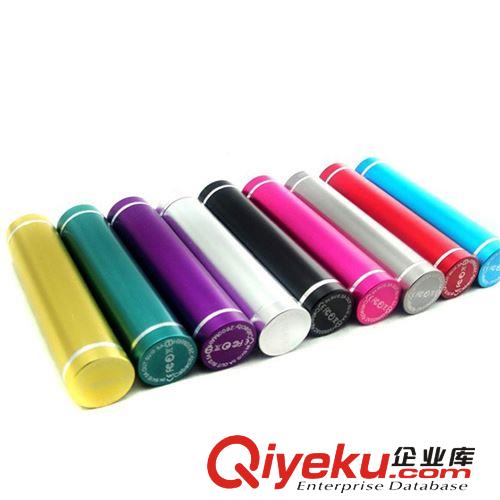 熱銷鋁合金圓柱手機充電寶 口紅迷你usb移動電源批發廠家地攤爆款原始圖片2