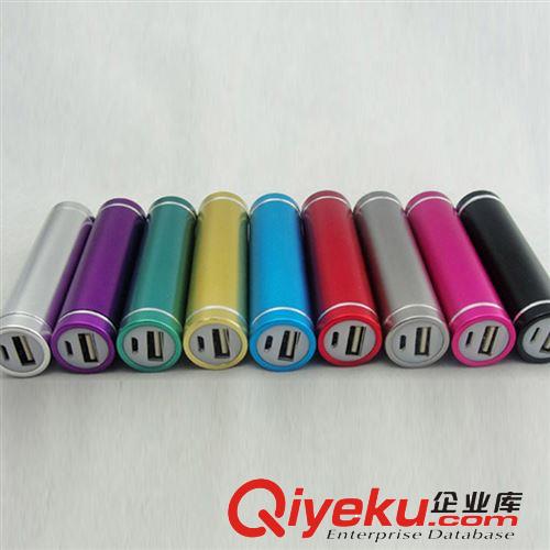 熱銷鋁合金圓柱手機充電寶 口紅迷你usb移動電源批發廠家地攤爆款原始圖片3