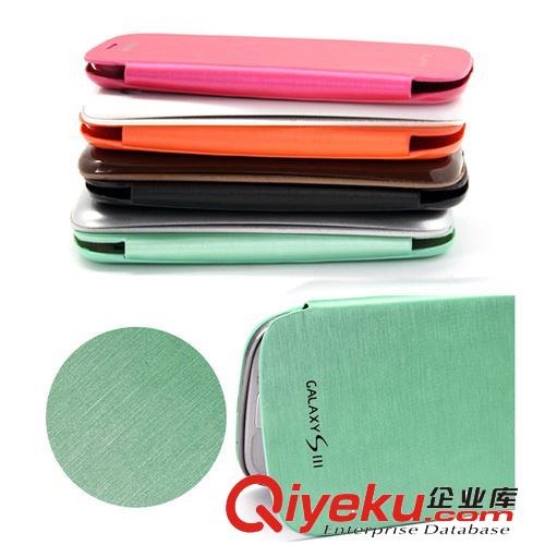 廠家批發(fā)三星S3 i9300皮套 拆后蓋左右翻蓋手機(jī)套 SIII 保護(hù)套 殼原始圖片2