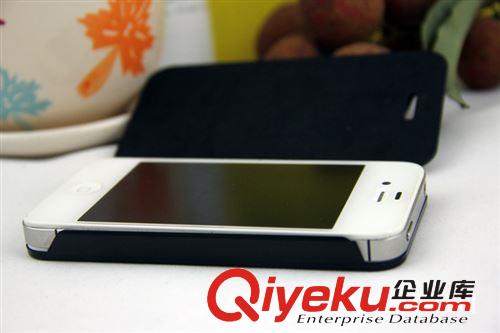 蘋果iphone 4/4S金屬翻蓋手機(jī)保護(hù)殼保護(hù)套 商務(wù)手機(jī)皮套工廠批發(fā)原始圖片3