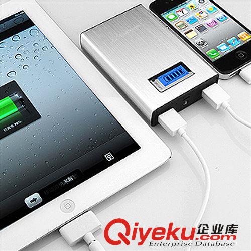 新款移動電源廠家 新款手機充電寶工廠批發鋁合金電源20000毫安原始圖片3